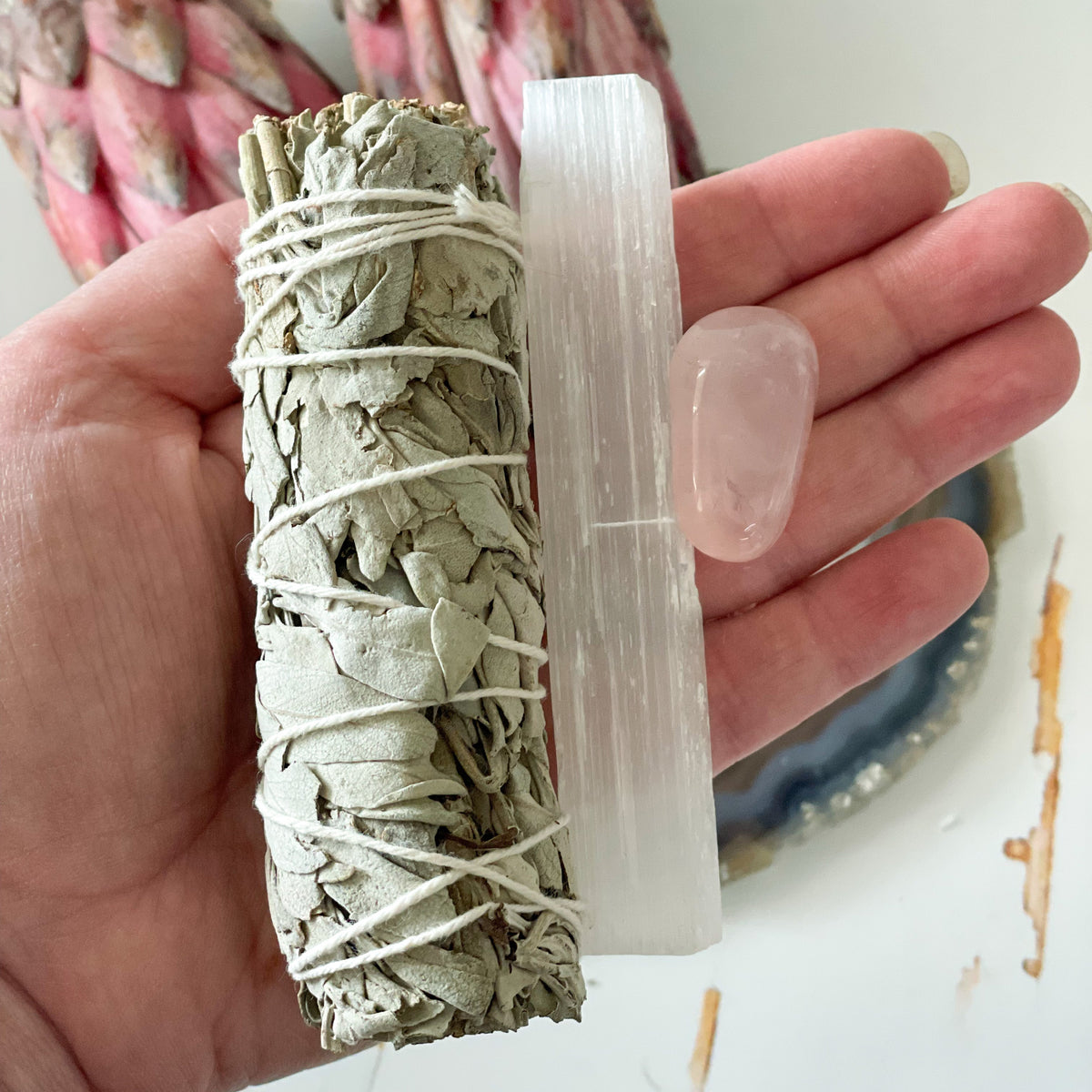 Rose Quartz Cleansing Kit-Happily Zen