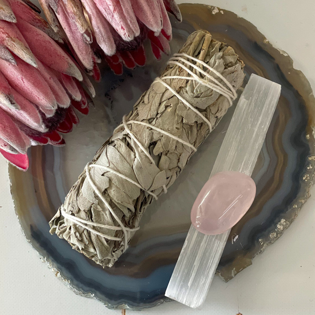 Rose Quartz Cleansing Kit-Happily Zen