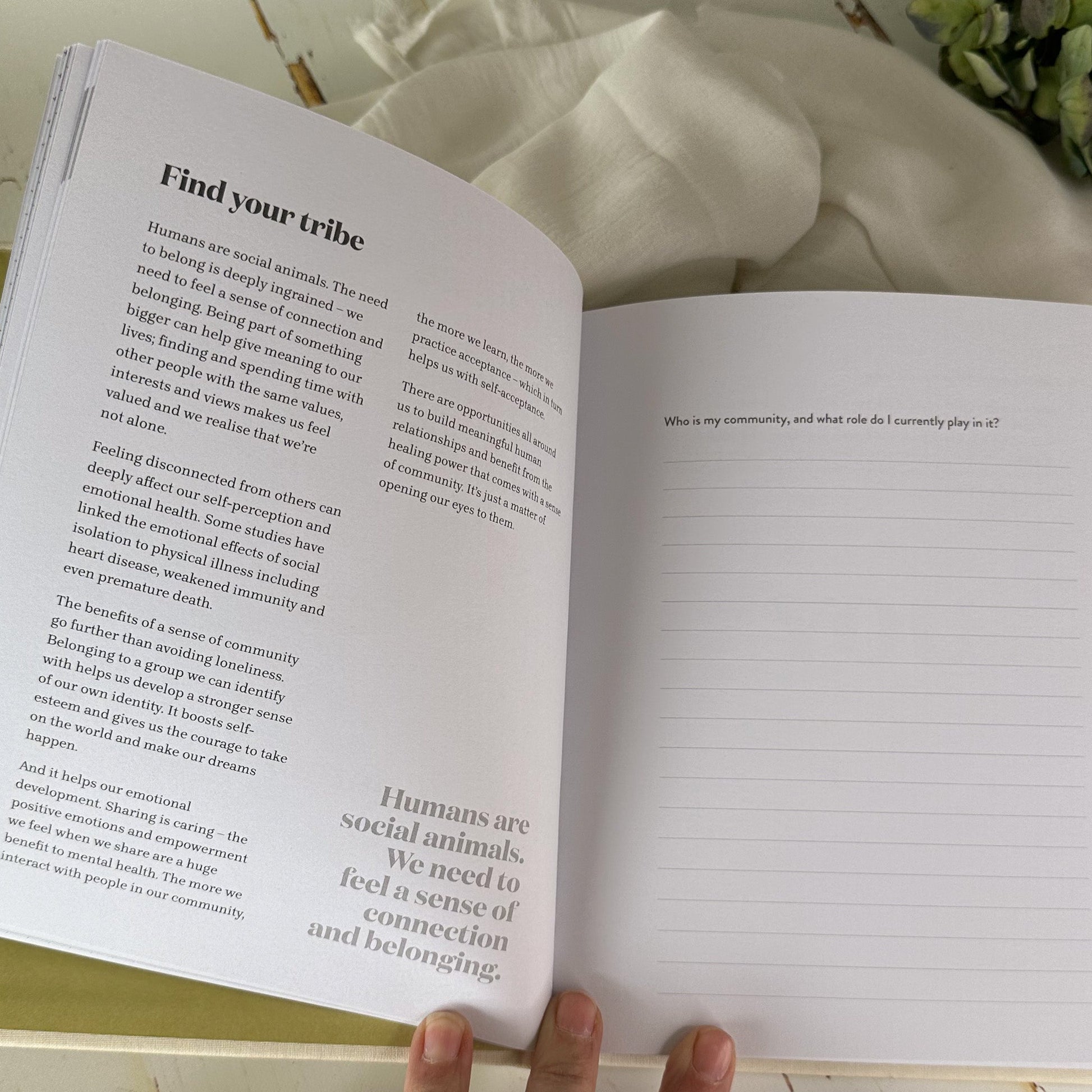 The Wellbeing Journal - An A-Z Guide for a Happy, Healthy Life #1077-Happily Zen