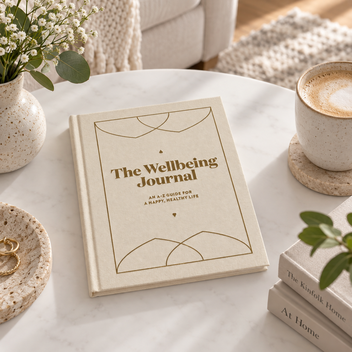 The Wellbeing Journal - An A-Z Guide for a Happy, Healthy Life #1077-Happily Zen