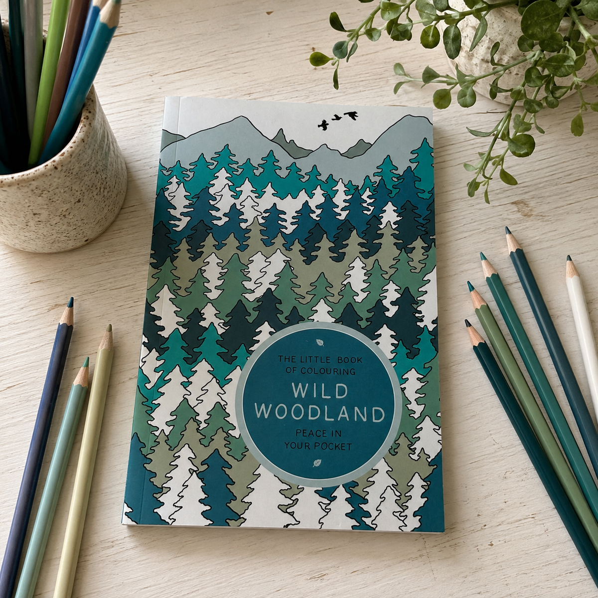 Wild Woodland- The Little Book of Colouring #799-Happily Zen