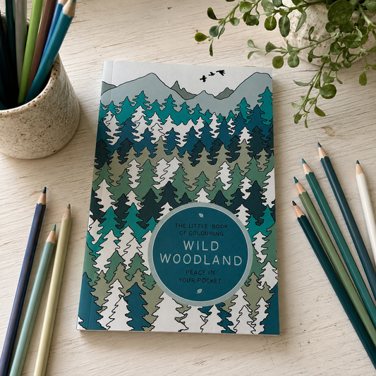 Wild Woodland- The Little Book of Colouring #799-Happily Zen
