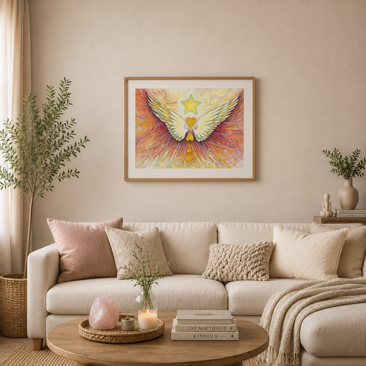 Wings of Love Print by Toni Carmine Salerno-Happily Zen