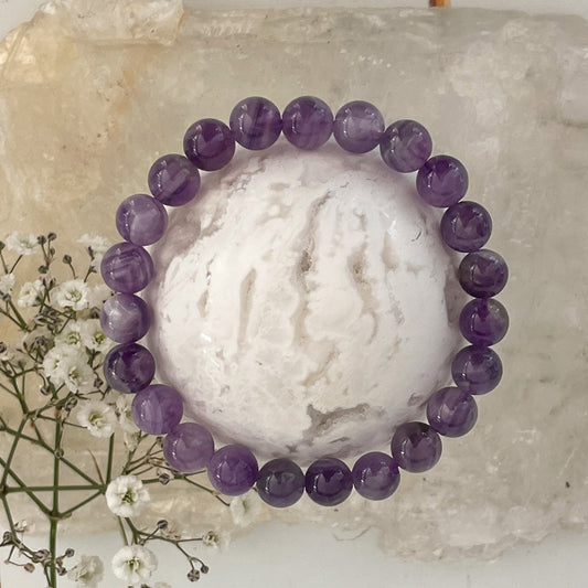 Amethyst Bracelet-Happily Zen