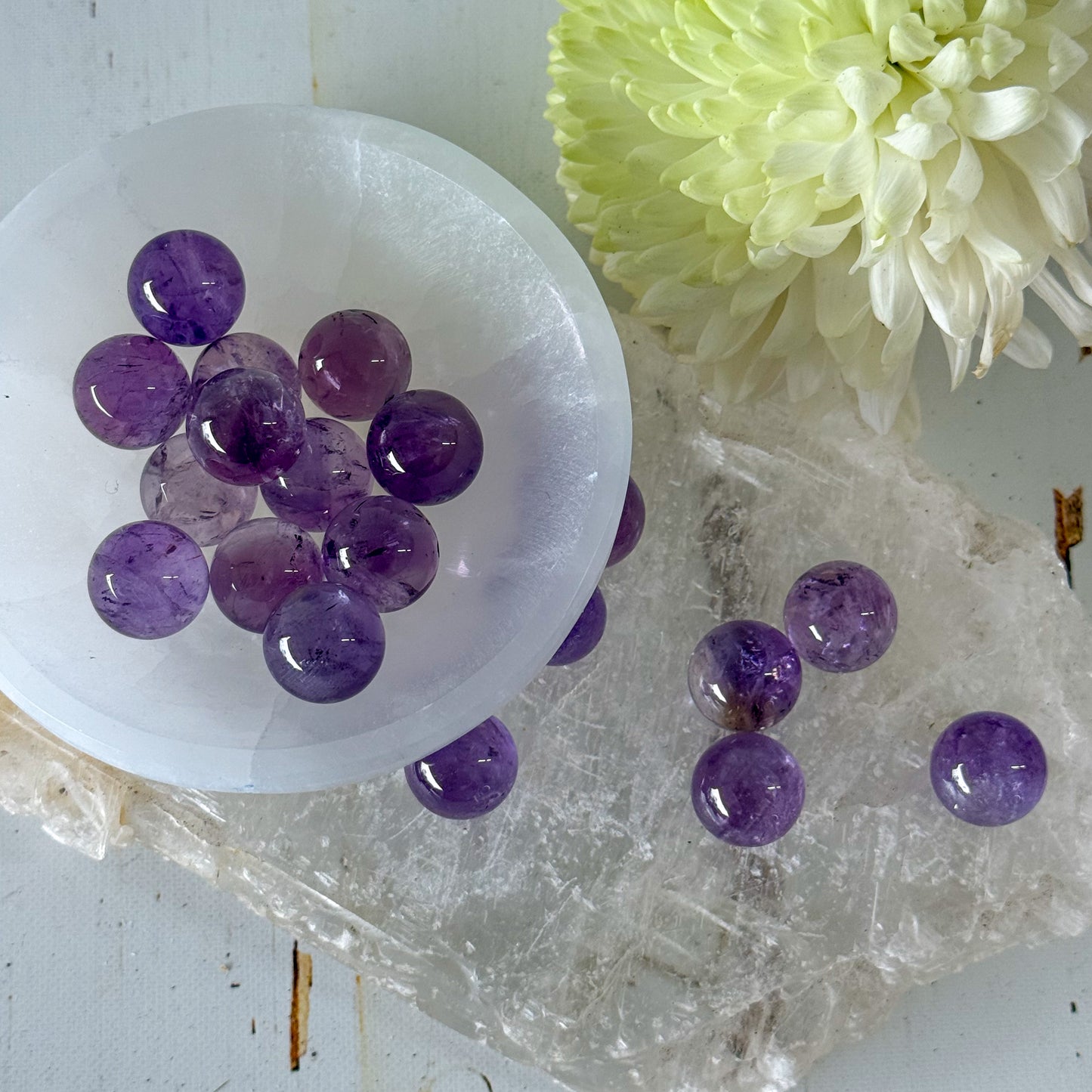 Amethyst Mini Sphere #1400-Happily Zen