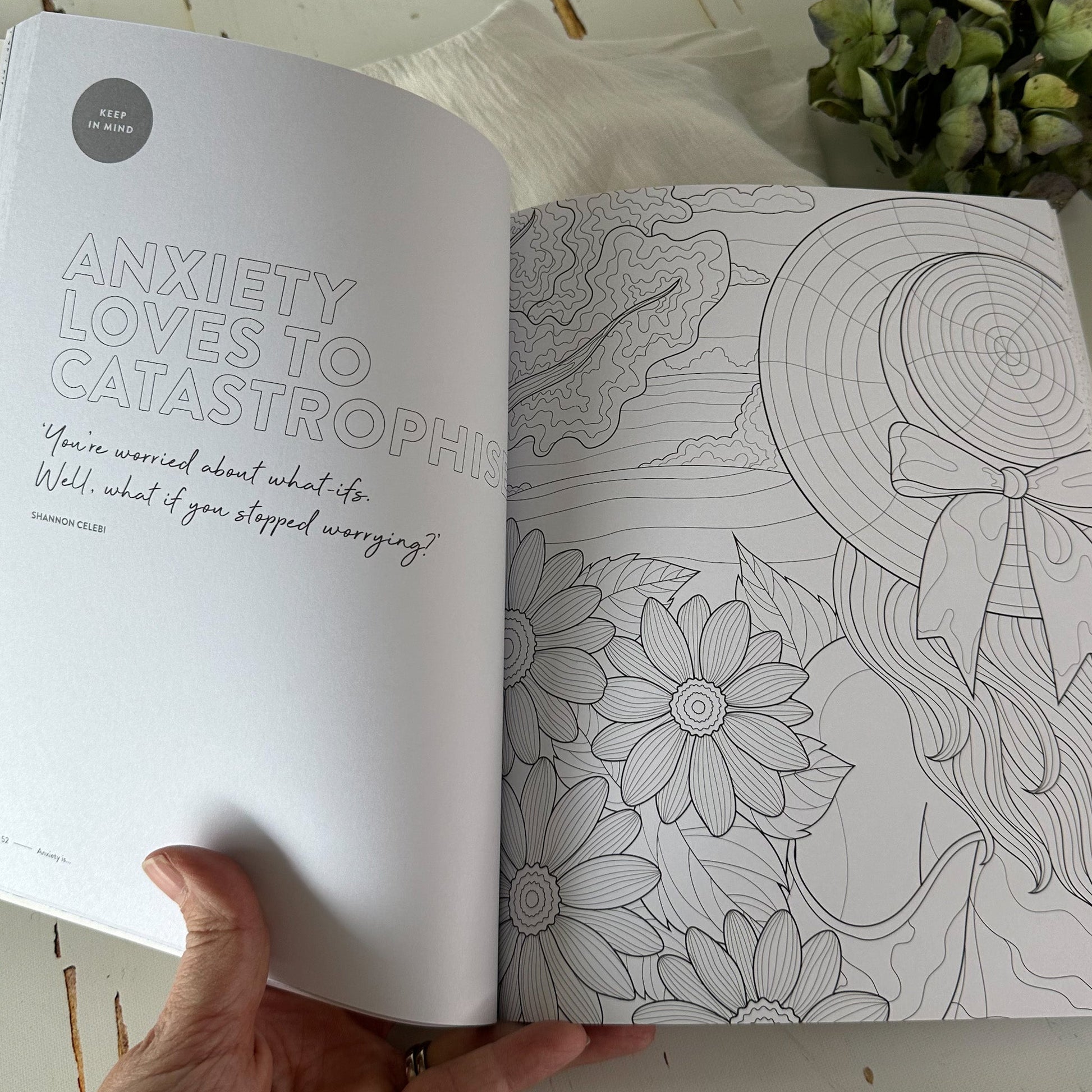 Anxiety Free Colouring and Activity Book #800-Happily Zen