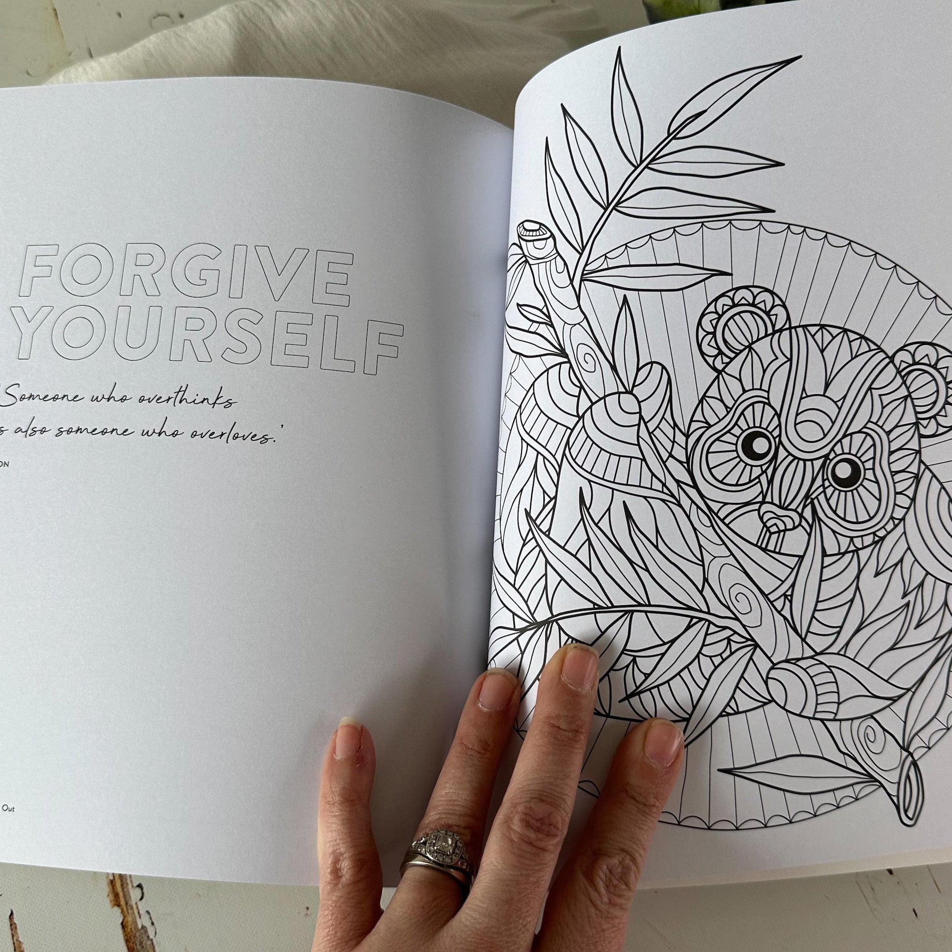 Anxiety Free Colouring and Activity Book #800-Happily Zen