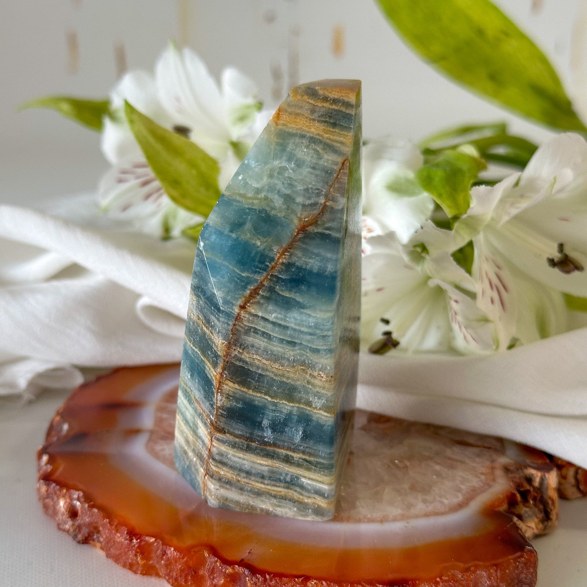 Blue Onyx Freeform #950-Happily Zen