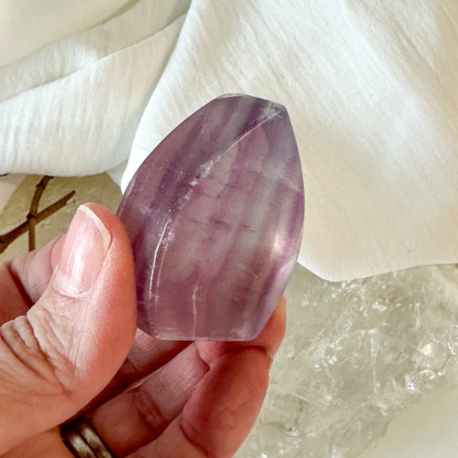 Candy Fluorite Freeform #946-Happily Zen