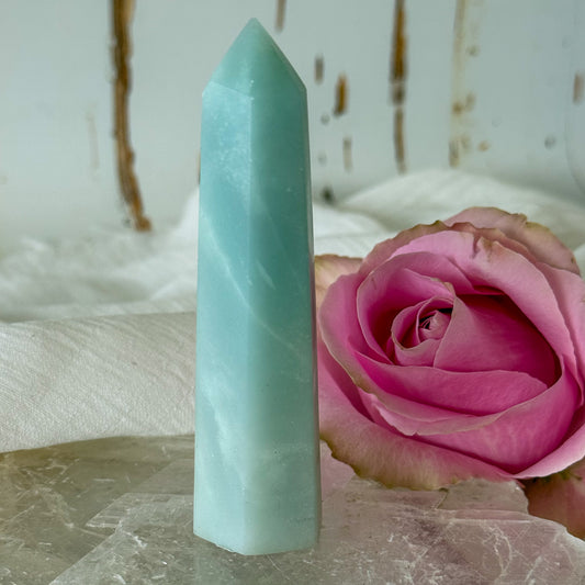 Caribbean Calcite Tower #1184-Happily Zen