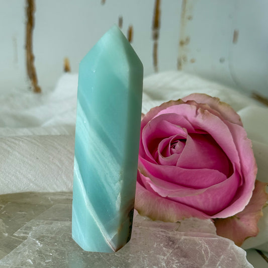 Caribbean Calcite Tower #1185-Happily Zen