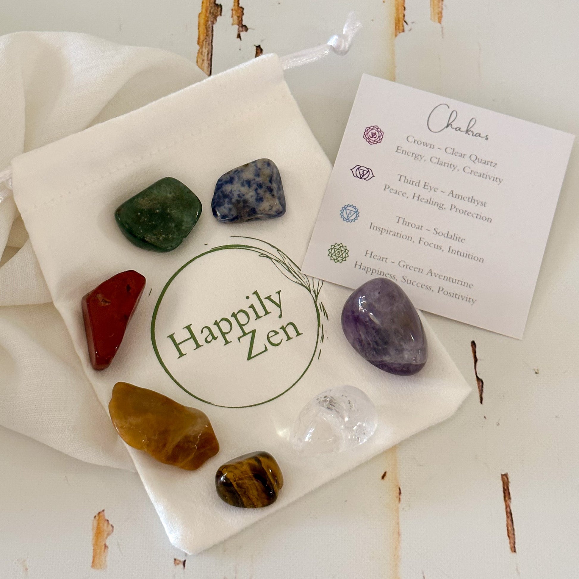 Chakra Crystal Kit-Happily Zen