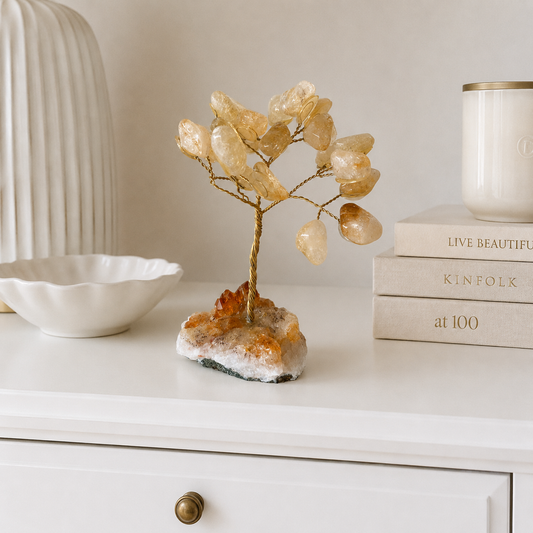Citrine Crystal Tree #744-Happily Zen