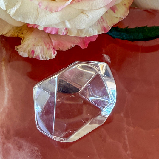 Clear Quartz Freeform #1077-Happily Zen