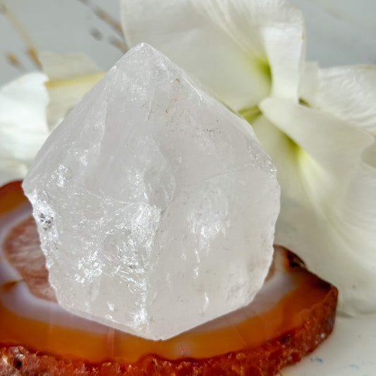 Clear Quartz Point #1026-Happily Zen