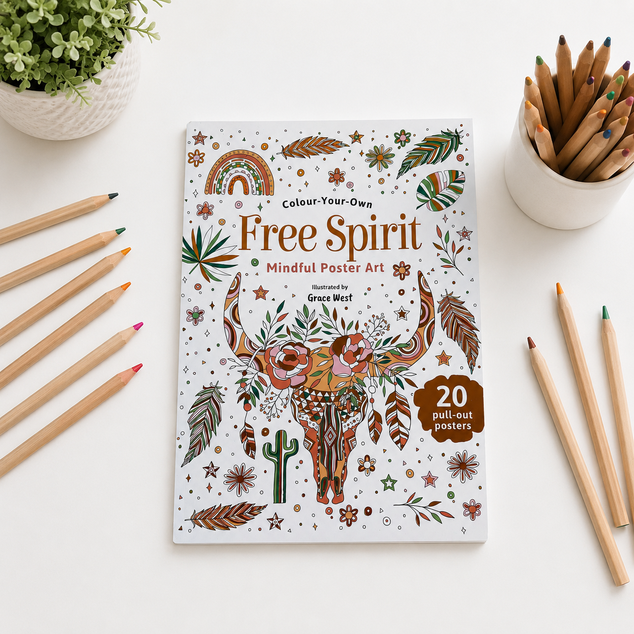 Colour your Own Free Spirit #1447-Happily Zen