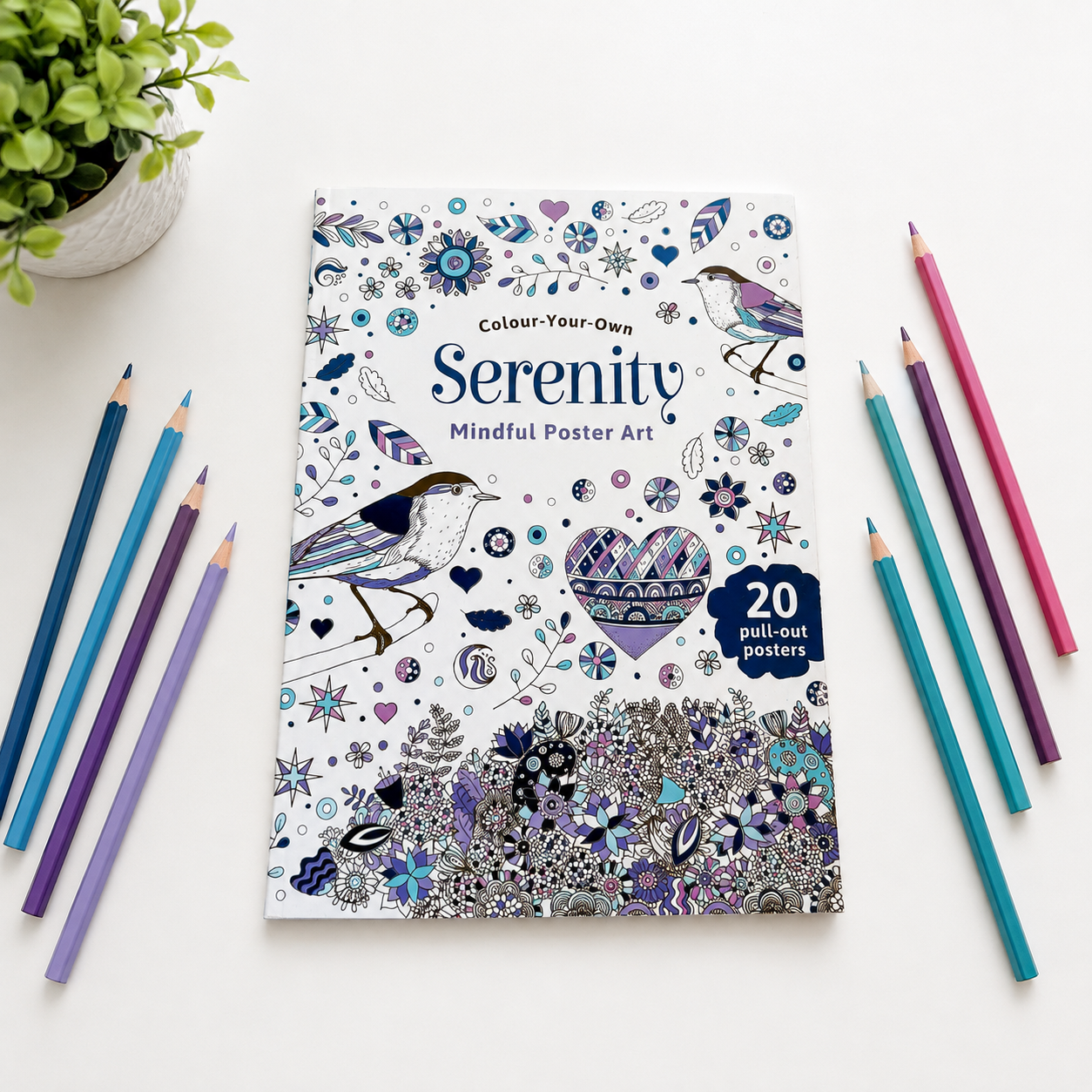 Colour your Own Serenity #1445-Happily Zen