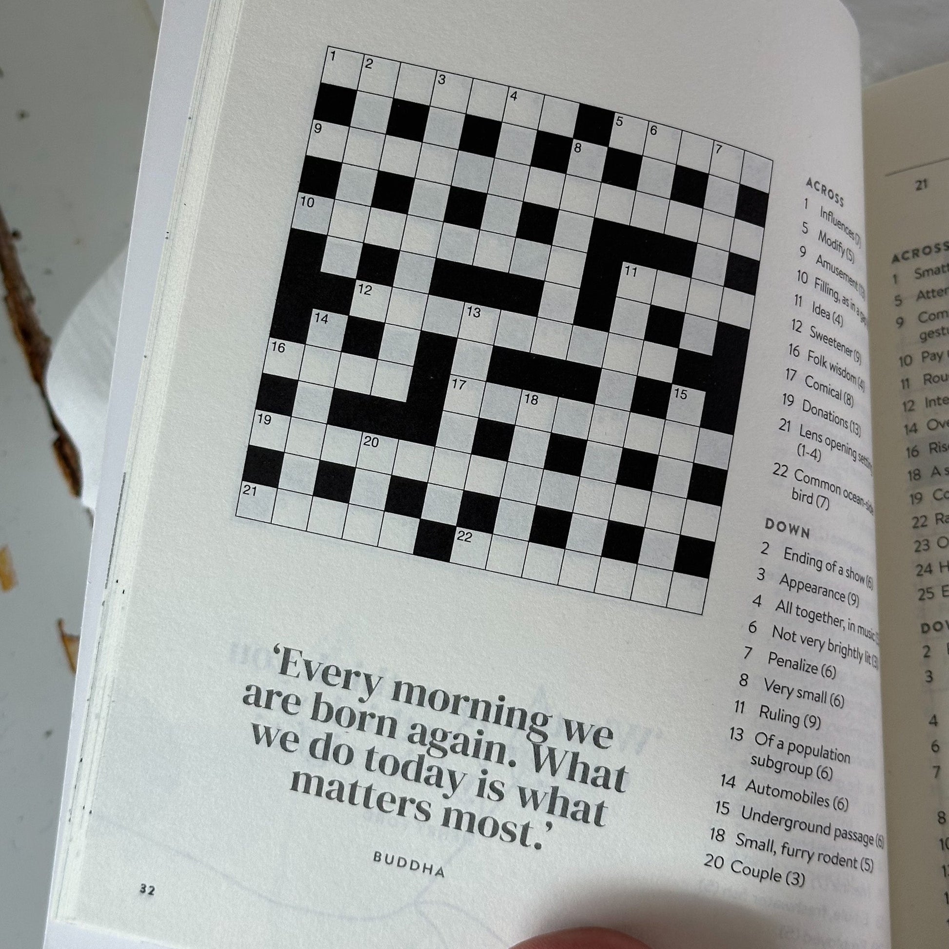 Crosswords to Quiet the Mind #793-Happily Zen