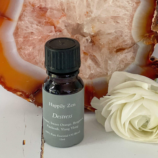 Destress Essential Oil Blend (12ml)-Happily Zen