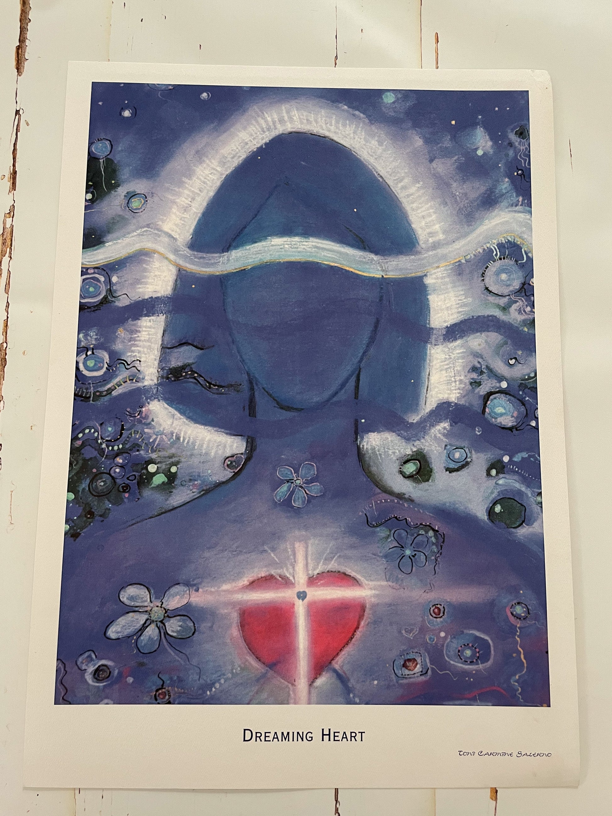 Dreaming Heart Print by Toni Carmine Salerno-Happily Zen
