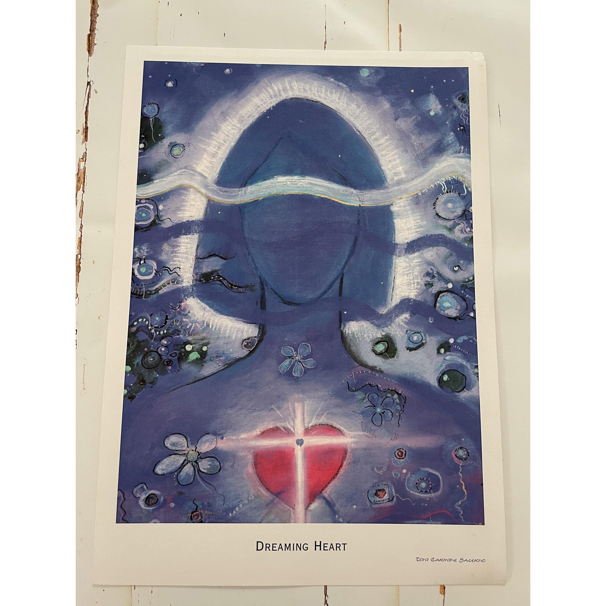 Dreaming Heart Print by Toni Carmine Salerno-Happily Zen