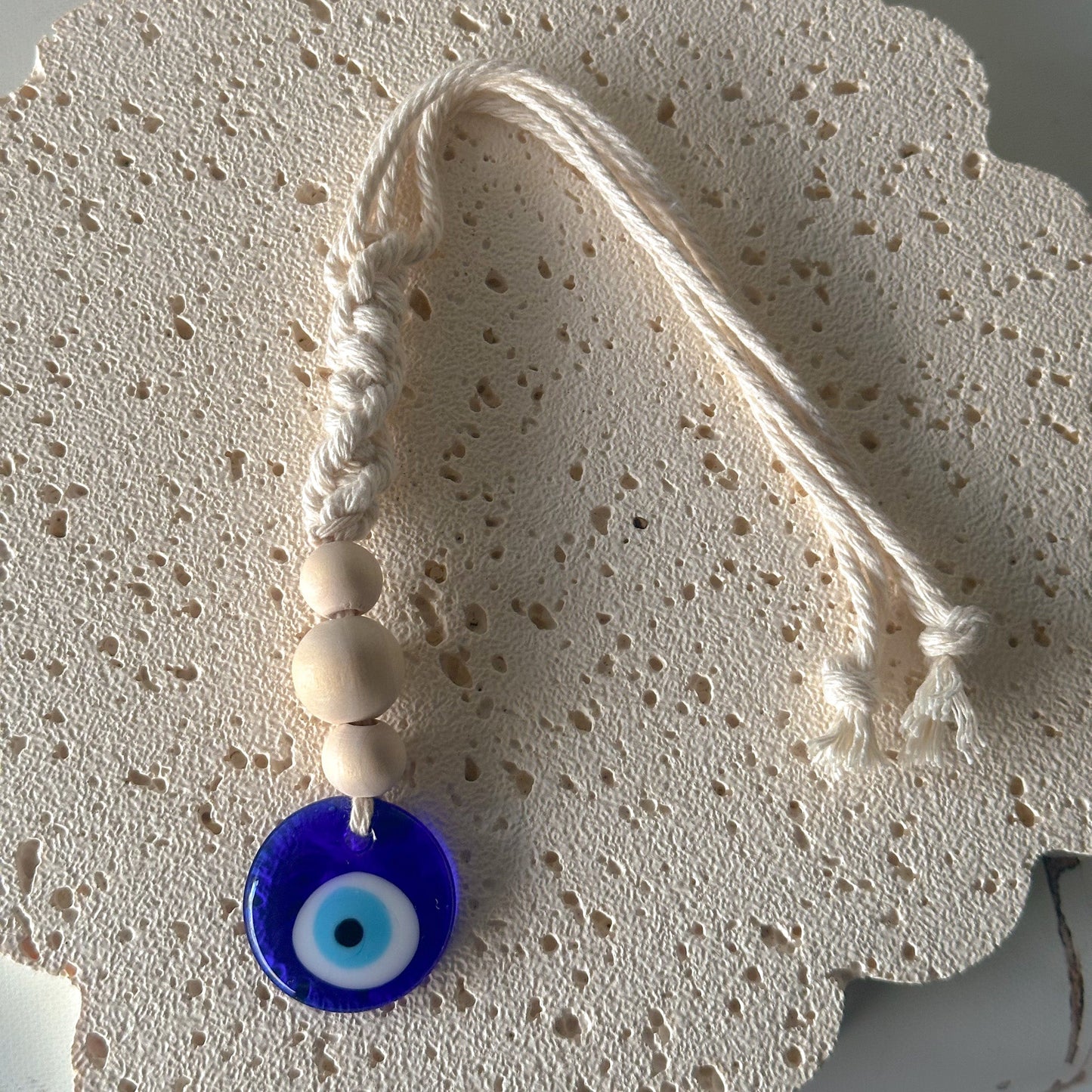 Evil Eye Macramé Essential Oil Diffuser #768-Happily Zen