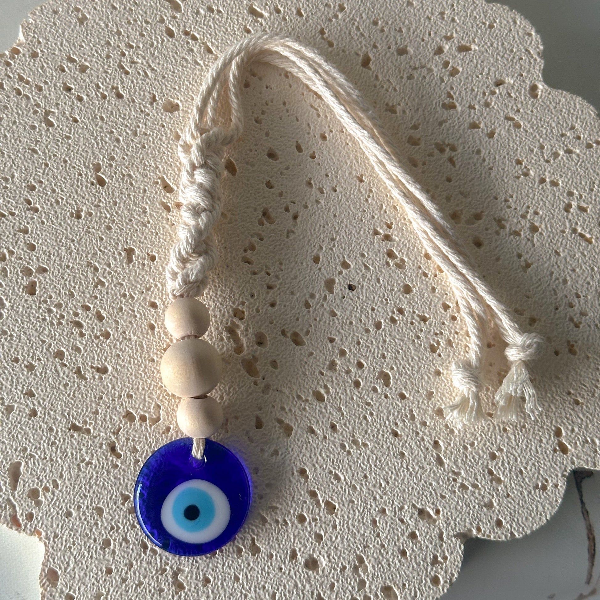 Evil Eye Macramé Essential Oil Diffuser #768-Happily Zen