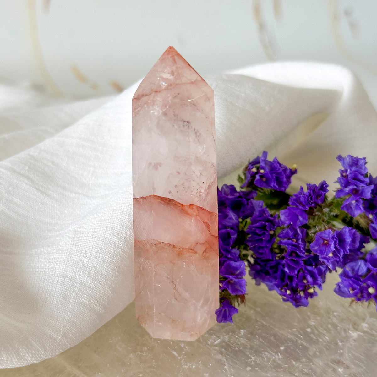 Fire Quartz Tower #1022-Happily Zen