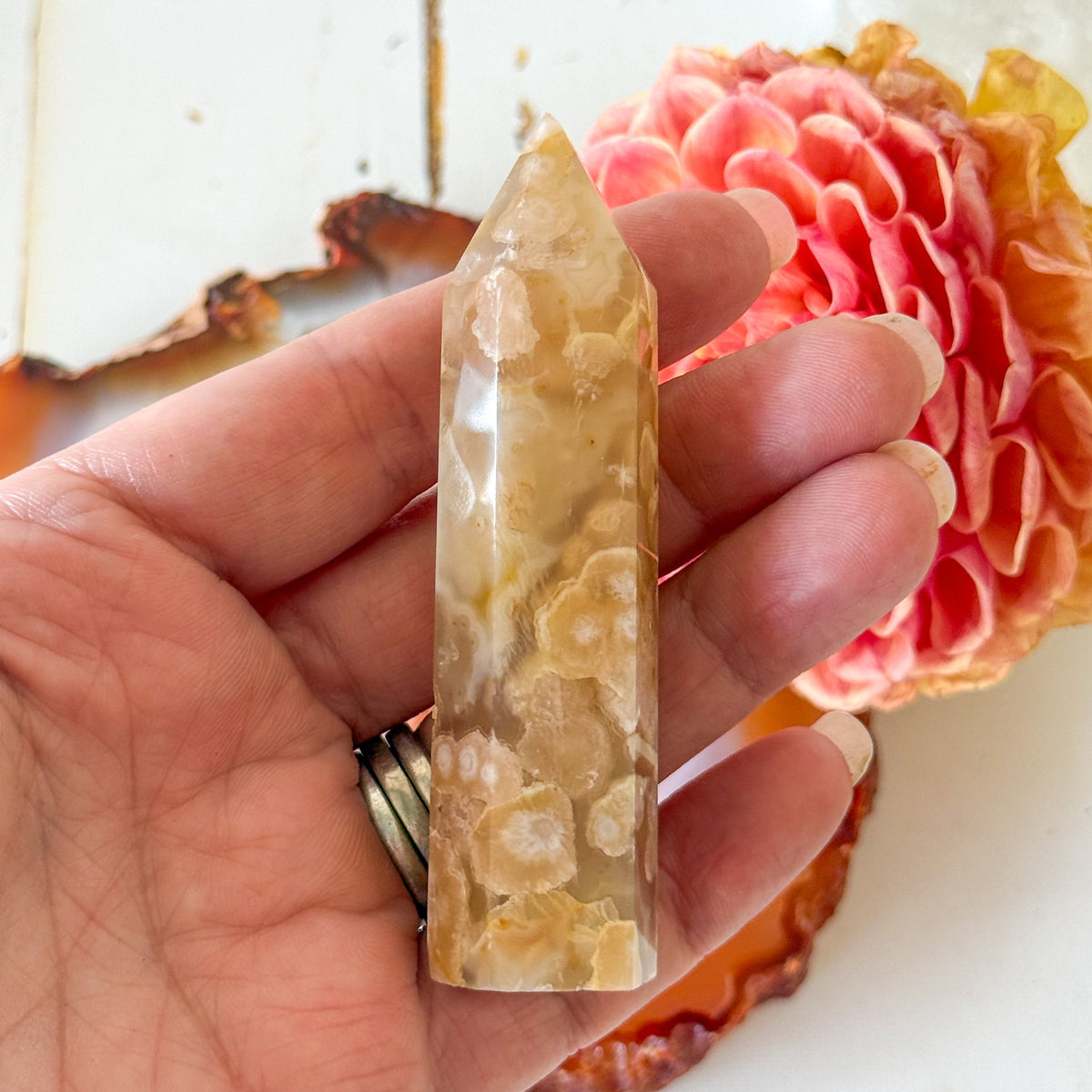 Flower Agate Tower #1105-Happily Zen