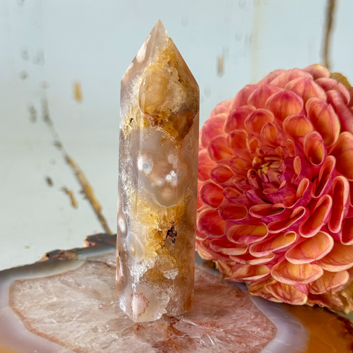 Flower Agate Tower #1107-Happily Zen