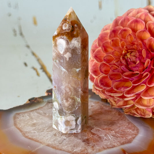 Flower Agate Tower #1108-Happily Zen