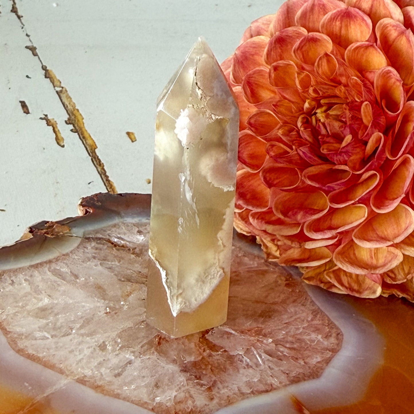 Flower Agate Tower #1109-Happily Zen