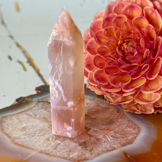 Flower Agate Tower #1112-Happily Zen