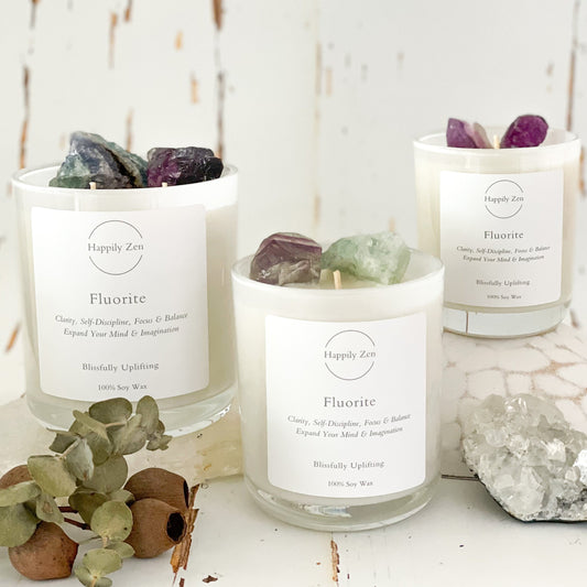 Fluorite - Blissfully Uplifting Candle-Happily Zen