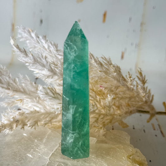 Fluorite Tower #1419-Happily Zen