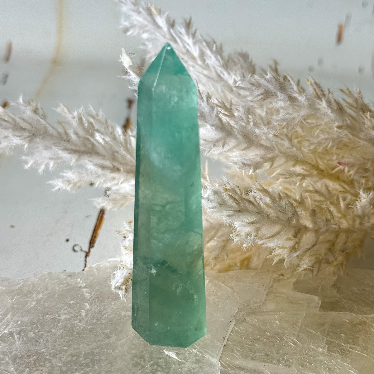 Fluorite Tower #1420-Happily Zen