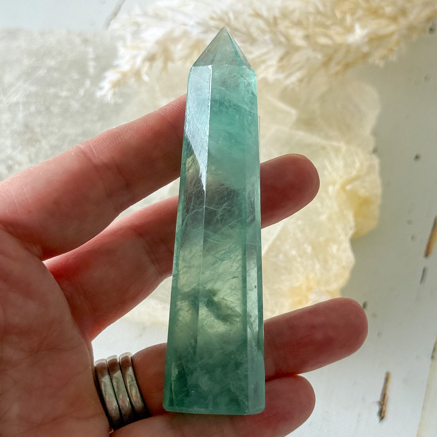 Fluorite Tower #1420-Happily Zen