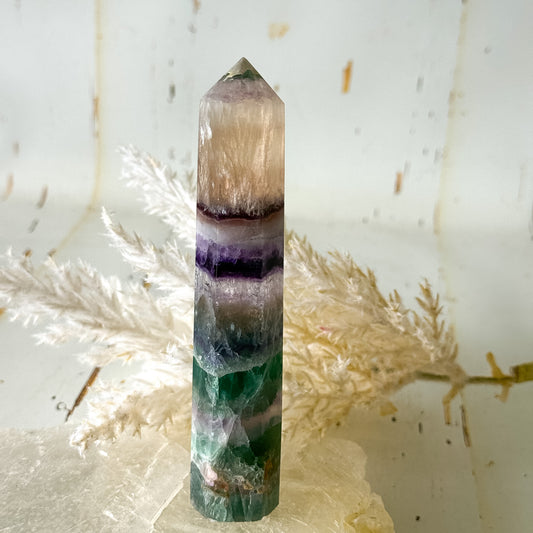 Fluorite Tower #1421-Happily Zen