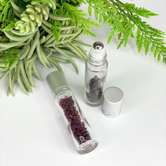 Garnet Essential Oil Roller-Happily Zen