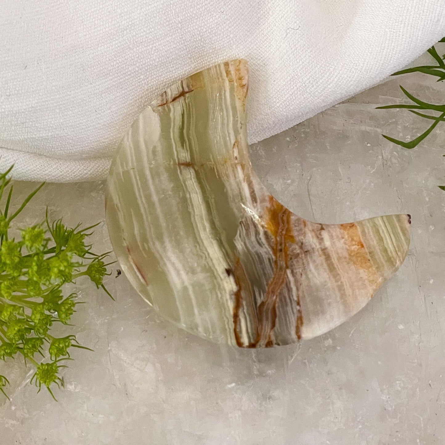 Green Onyx Moon #599-Happily Zen