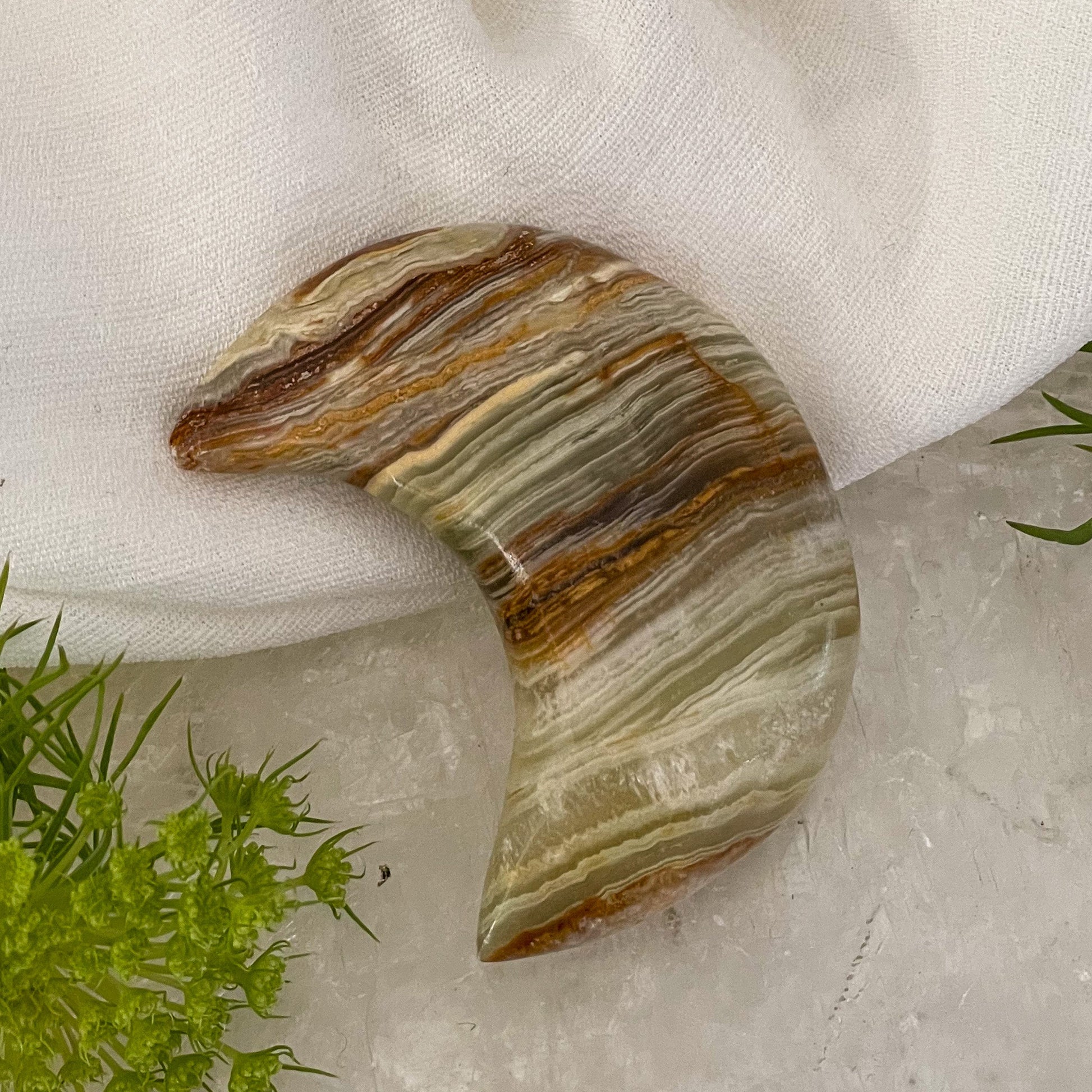 Green Onyx Moon #601-Happily Zen