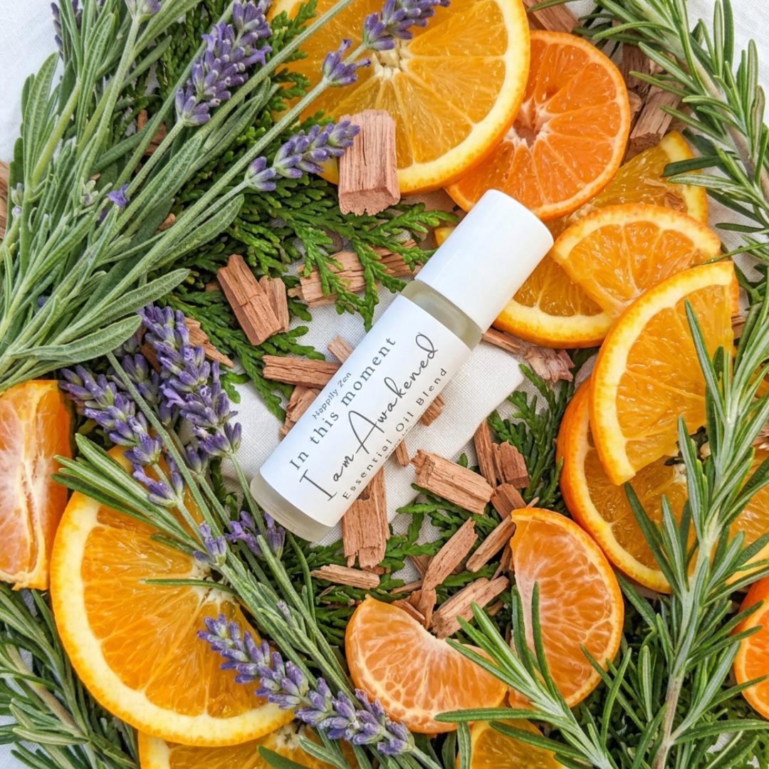 I Am Awakened Essential Oil Roller #1406-Happily Zen