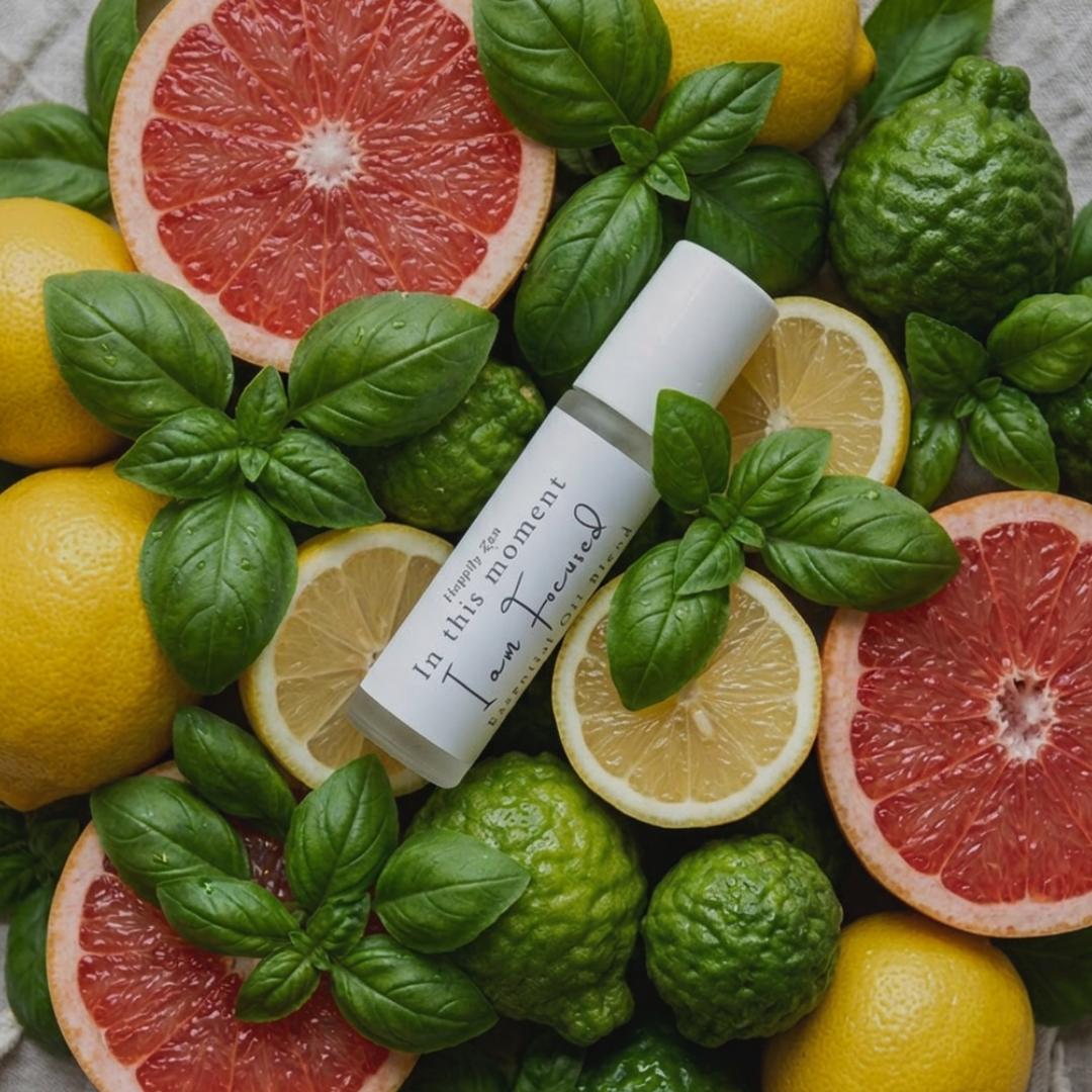 I Am Focused Essential Oil Roller #1412-Happily Zen