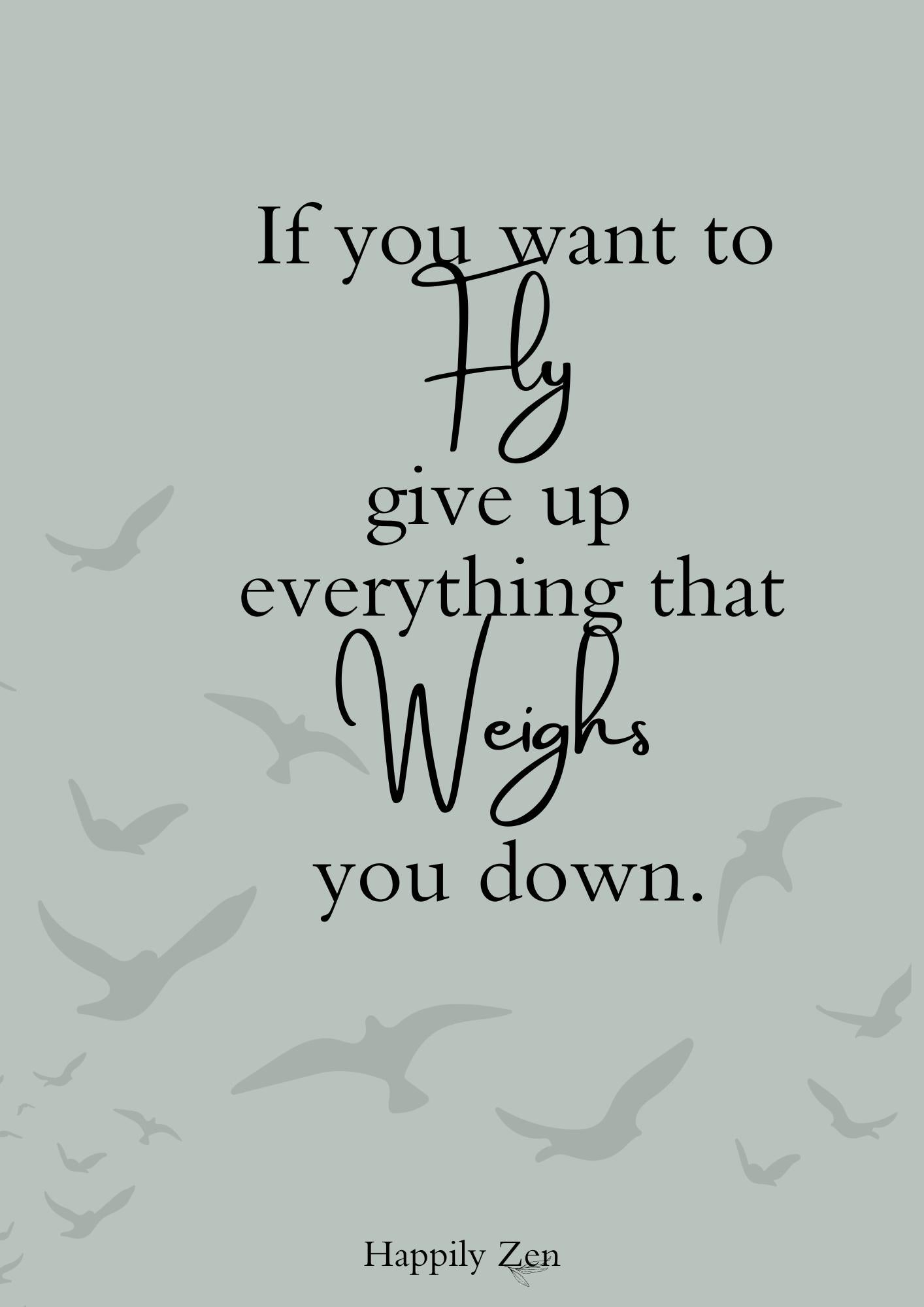 If you want...Digital Download-Happily Zen