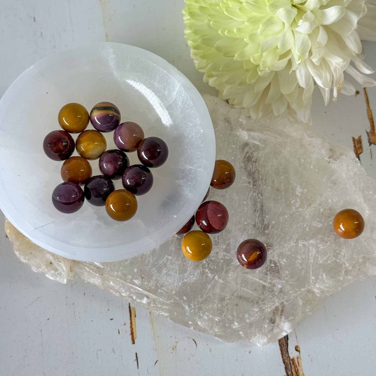 Mookaite Mini Sphere #1401-Happily Zen