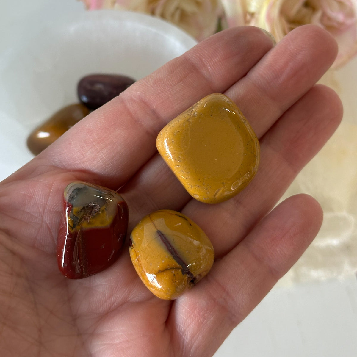Mookaite Tumble Stone-Happily Zen