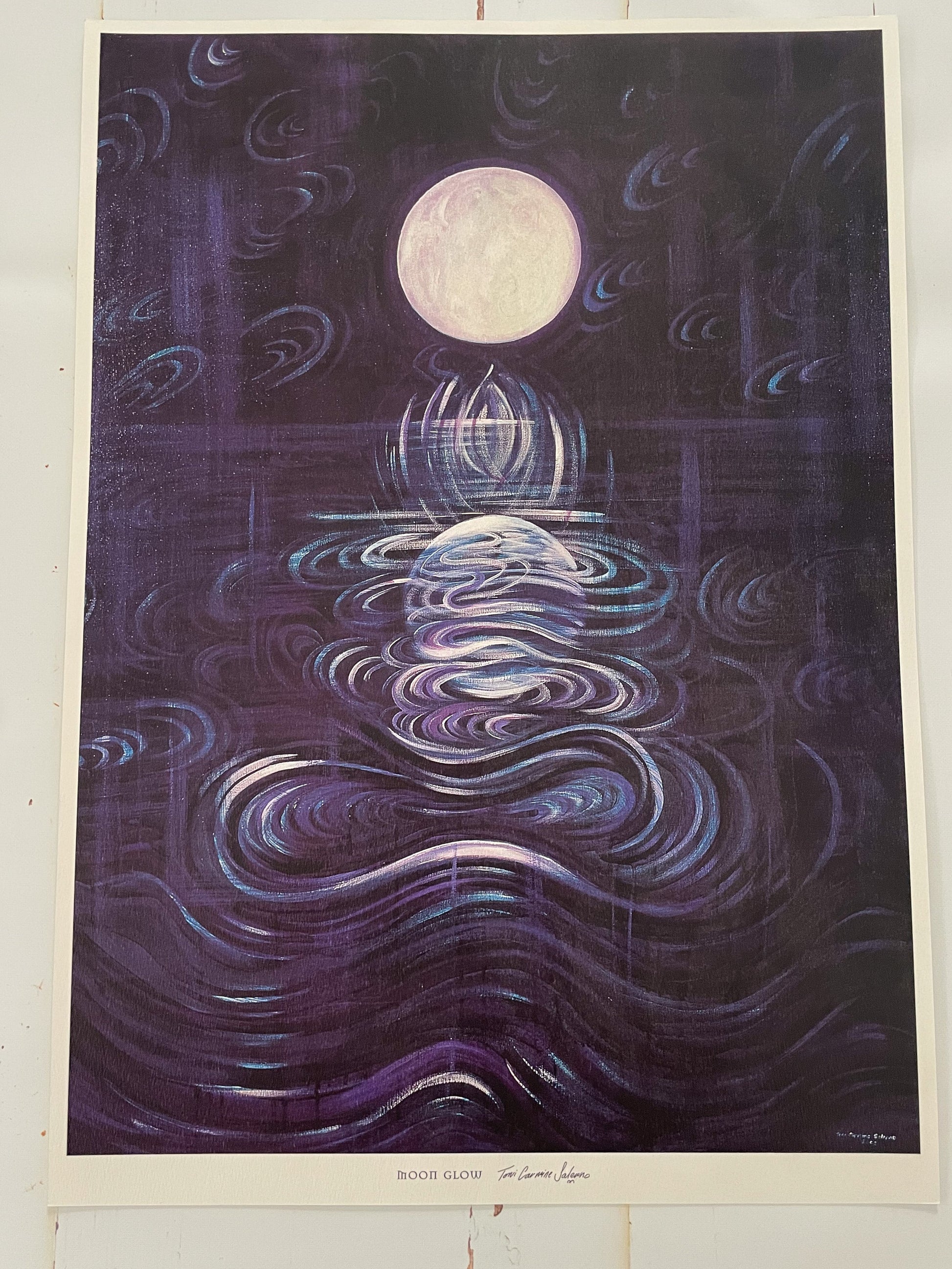 Moon Glow Print by Toni Carmine Salerno-Happily Zen