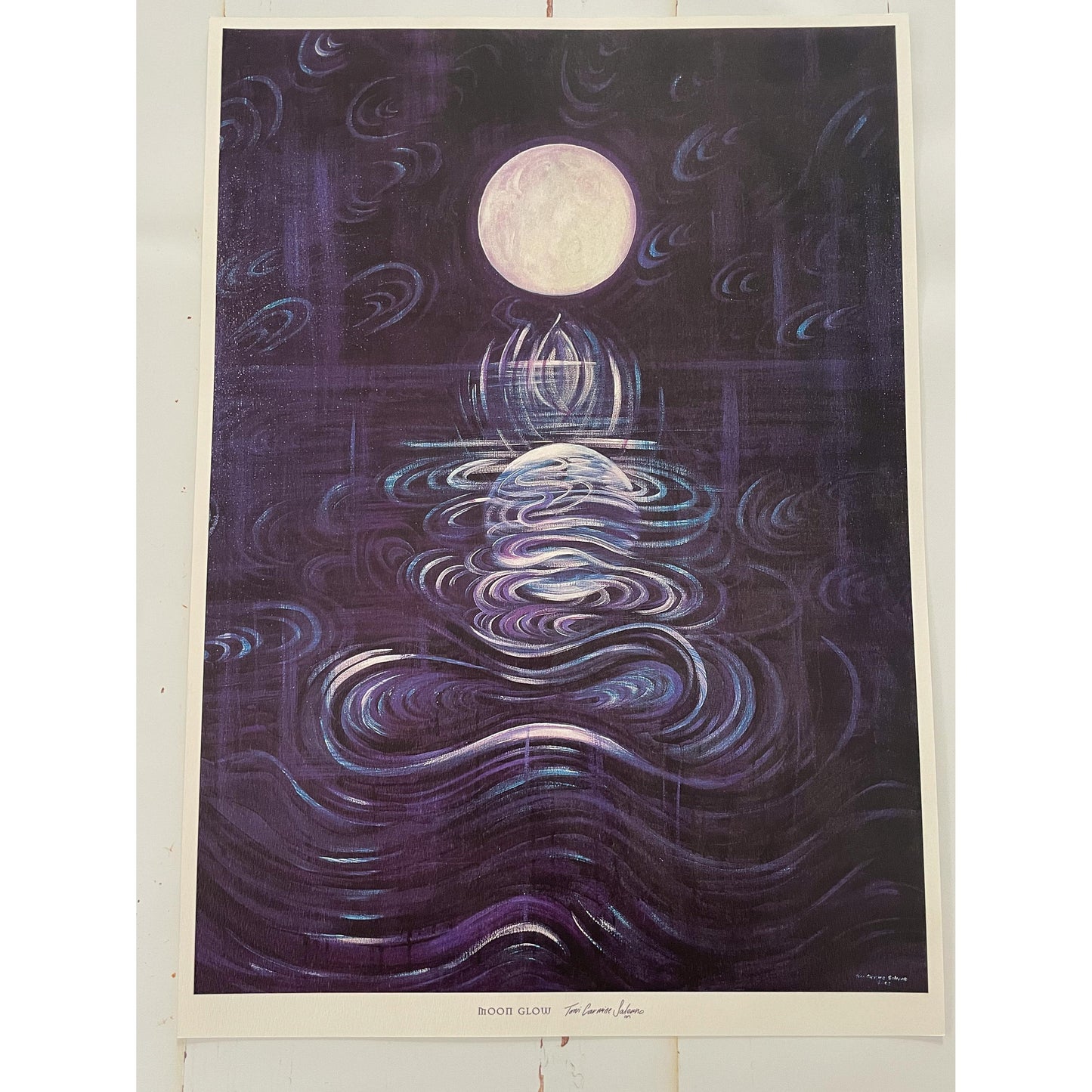 Moon Glow Print by Toni Carmine Salerno-Happily Zen