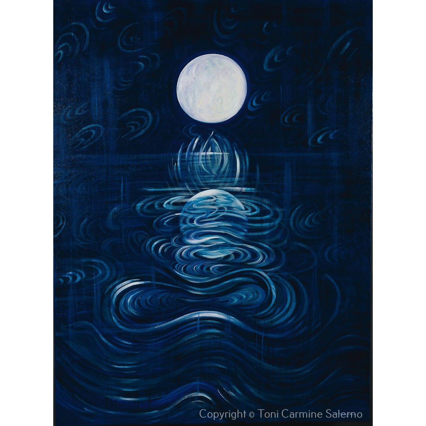 Moon Glow Print by Toni Carmine Salerno-Happily Zen