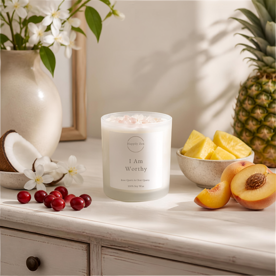 I Am Worthy - Tropical Cocktail Candle
